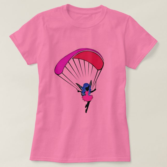 Gleitschirmfliegenelf-T - Shirt (Design vorne)