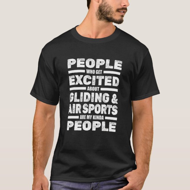 Gleitschirmflieger-Gleitschirm T-Shirt (Vorderseite)