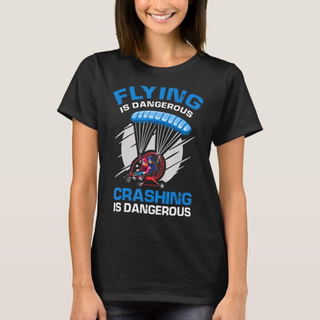 Gleitschirmflieger T-Shirt (Vorderseite)