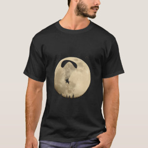 Gleitschirmjäger mit Vollmond T-Shirt
