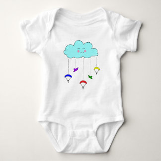 Gleitschirmwolke Baby Strampler