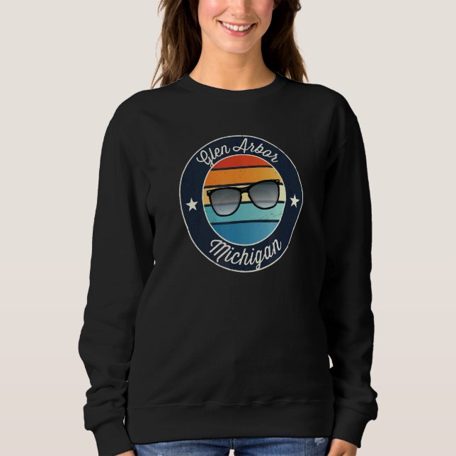 Glen Arbor Michigan MI Vacation Souvenir Sweatshirt (Vorderseite)