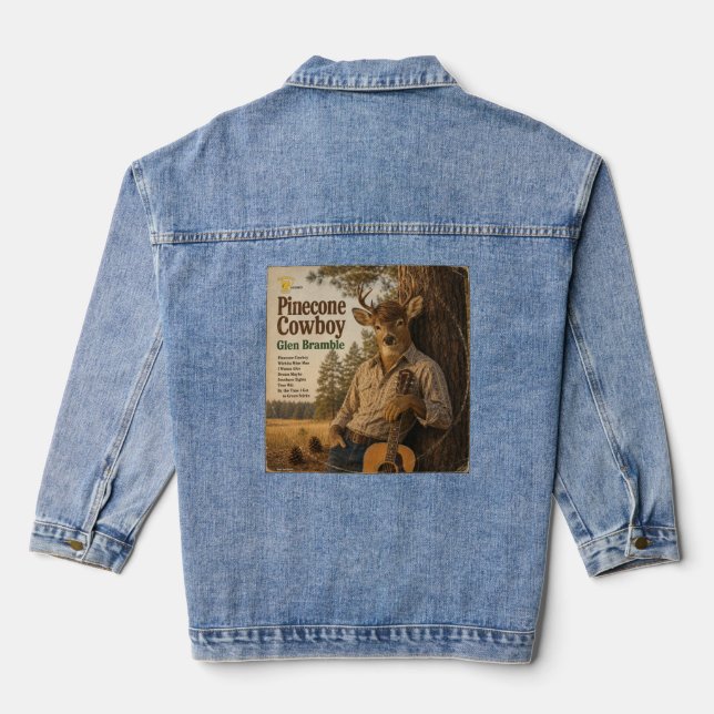 Glen Bramble: eine Parodie Jeansjacke (Rückseite)