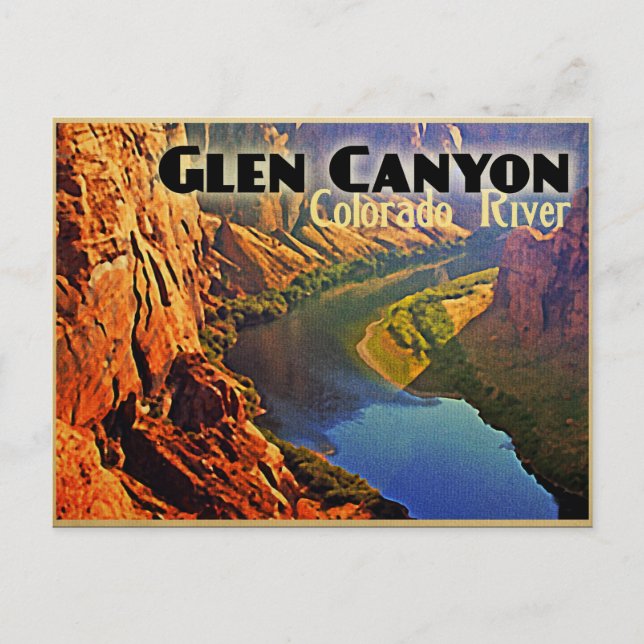Glen Canyon Arizona Utah Postkarte (Vorderseite)