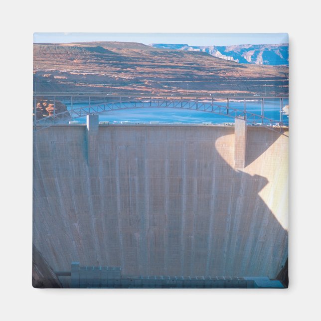 Glen Canyon Dam am Colorado River, Page, Magnet (Vorne)