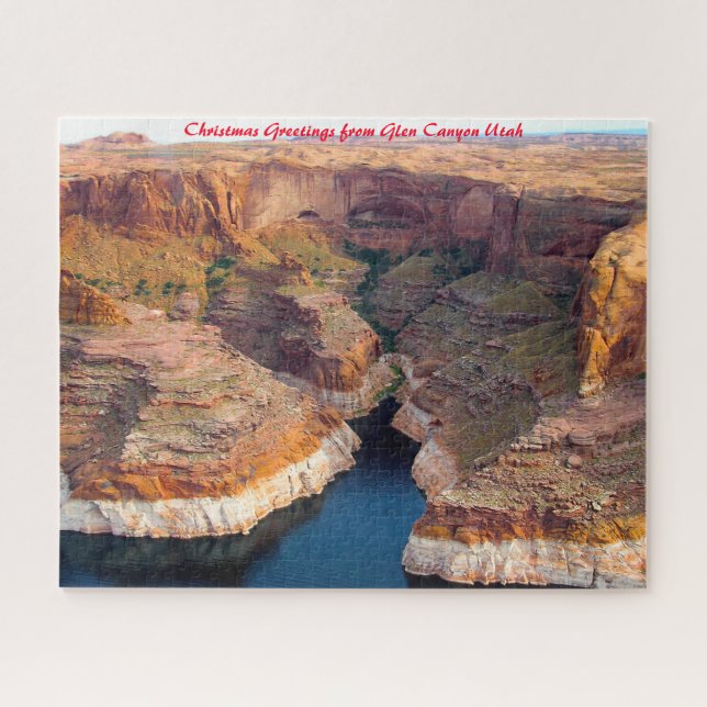 Glen Canyon Utah. Weihnachtsgrüße Puzzle (Horizontal)