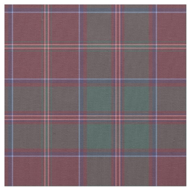 Glen Coe District Tartan Stoff (Nahaufnahme)
