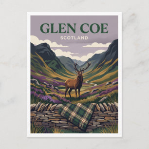 Glen Coe Glencoe Schottland Postkarte