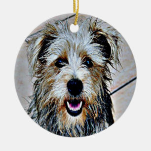 Glen des Imaal Terrier Keramikornament