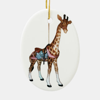 Glen Echo Carousel Giraffe Keramik Ornament
