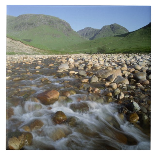 Glen Etive, Highlands, Schottland 2 Fliese (Vorderseite)