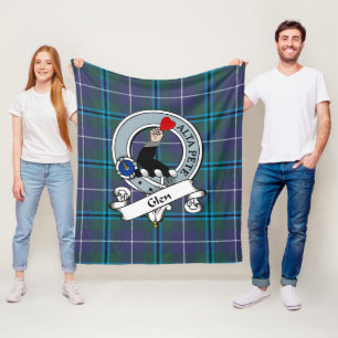 Glen Glen Modern Tartan Kariert Fleecedecke