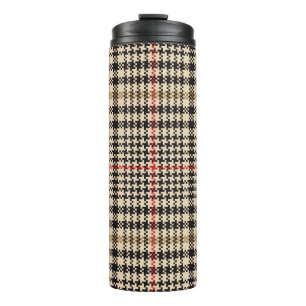 Glen Karo Kariert Pixel Art Thermosbecher