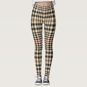 Glen Karo Plaid Pixel Art Leggings