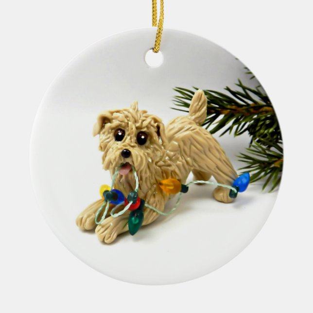 Glen of Imaal Terrier Dog Weihnachtsschmuck (Vorne)