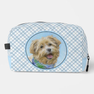 Glen of Imaal Terrier Malerei Originale Hunde Kuns Waschbeutel