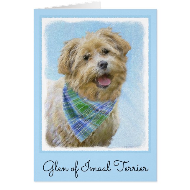 Glen of Imaal Terrier Painting - Original Dog Art (Vorne)