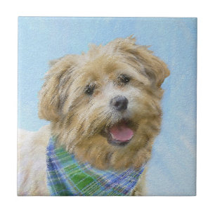 Glen of Imaal Terrier Painting - Original Dog Art Fliese