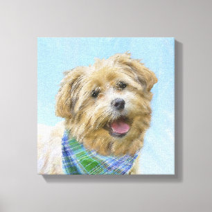 Glen of Imaal Terrier Painting - Original Dog Art Leinwanddruck