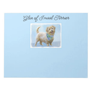 Glen of Imaal Terrier Painting - Original Dog Art Notizblock