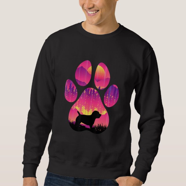 Glen of Imaal Terrier Paw Mom Dad Dog  Women Men Sweatshirt (Vorderseite)