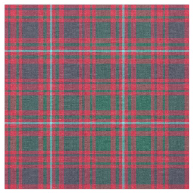 Glen Orchy District Tartan Stoff (Nahaufnahme)