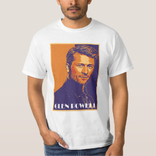 Glen Powell niedlich T-Shirt