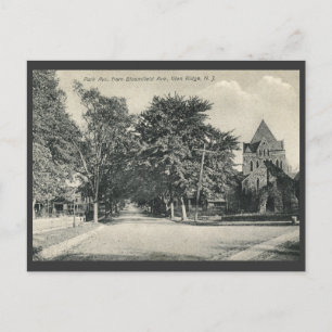 Glen Ridge, New Jersey 1909 Vintag Postkarte