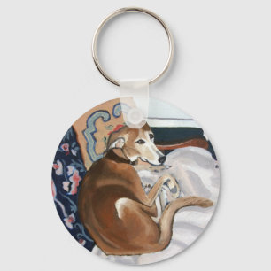 Glen the Lurcher Schlüsselanhänger