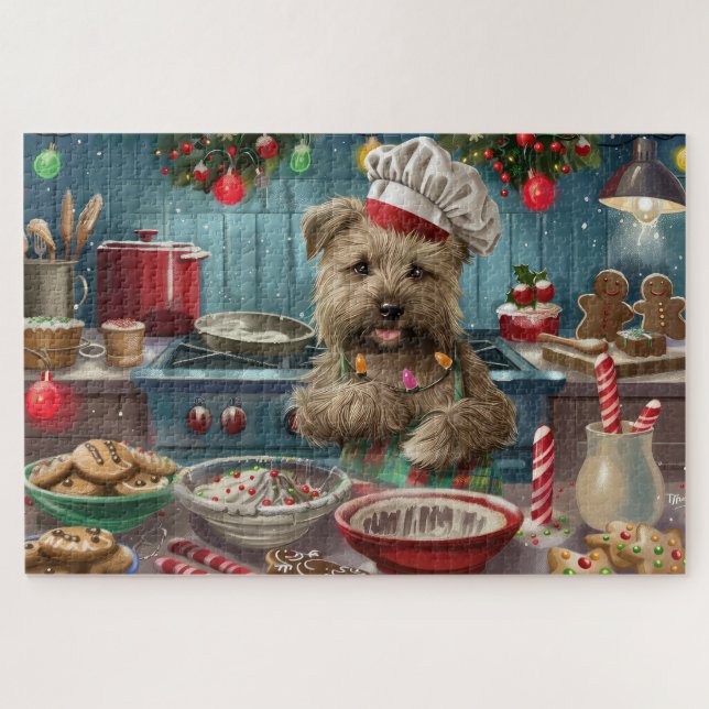Glen von Imaal Terrier Frische Pasta machen Puzzle (Horizontal)
