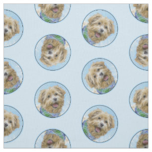 Glen von Imaal Terrier Malerei Original Hunde Kuns Stoff