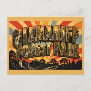 Glenariff Forest Park Nordirland Vintage  Postkarte