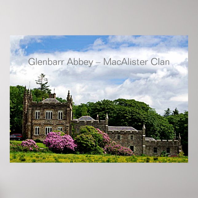 Glenbarr Abbey - MacAlister Clan Poster (Vorne)