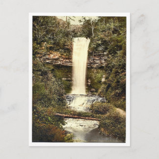 Glencar Fall. Co. Sligo, Irlands klassischer Fotoc Postkarte