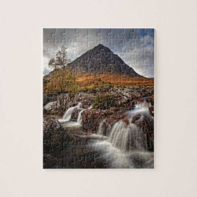 Glencoe, Buchaille Etive MOR, Schottland Puzzle (Vertikal)