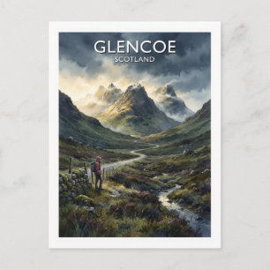 Glencoe, Schottische Highlands Schottland Reise Postkarte