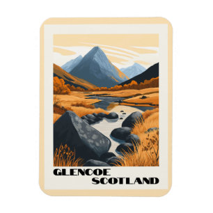 Glencoe, Schottland - Atemberhabende schottische H Magnet