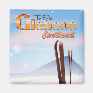 Glencoe Scotland Skipposter Magnet