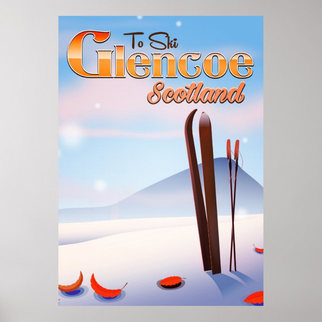 Glencoe Scotland Skipposter Poster (Vorne)