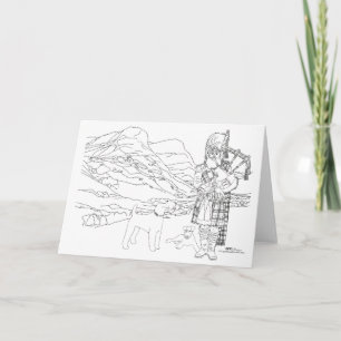 Glencoe Valley Schottland Karte