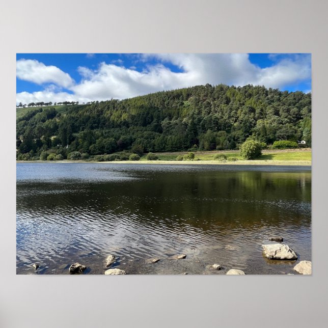 Glendalaugh Lakes Landkreis Wicklow Irland Europe Poster (Vorne)