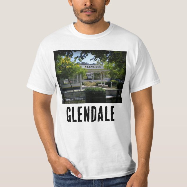Glendale, California Adams Square Mini-Park T-Shirt (Vorderseite)