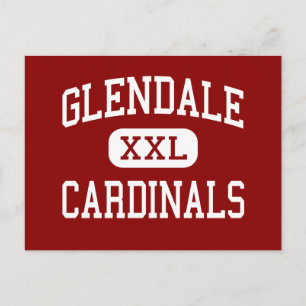 Glendale - Kardinal - Hoch - Glendale Arizona Postkarte