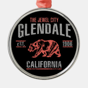 Glendale Silbernes Ornament