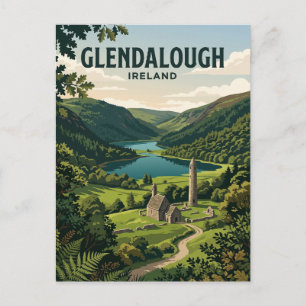 Glendalough Irland Postkarte