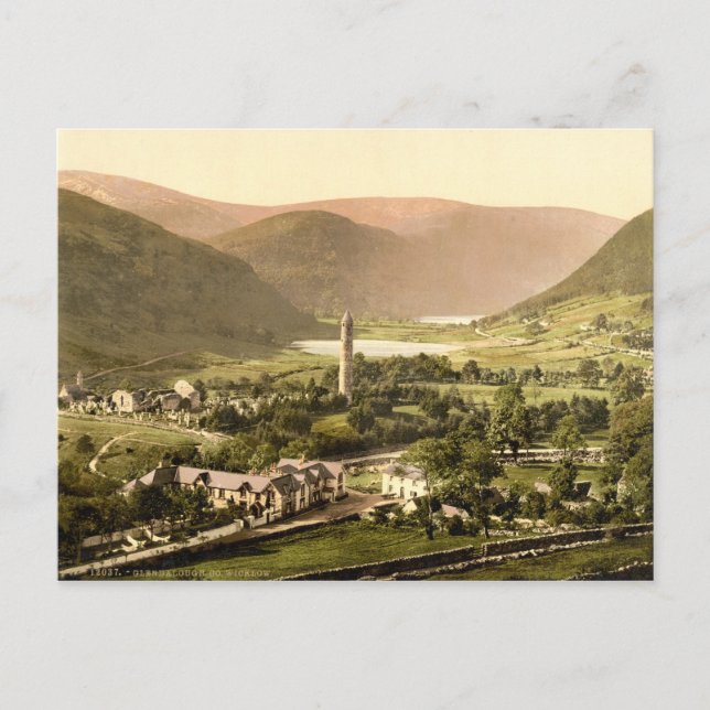 Glendalough, Landkreis Wicklow, Irland Postkarte (Vorderseite)
