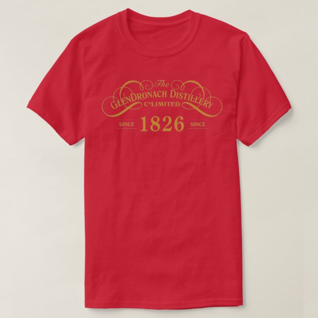 Glendronach Getränke T-Shirt (Design vorne)