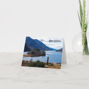 Glenfinnan-Denkmal, Loch Shiel, Schottland Dankeskarte