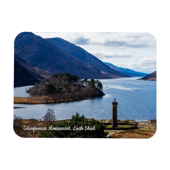 Glenfinnan Monument, Loch Shiel, Schottland Magnet (Horizontal)