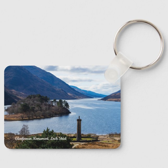 Glenfinnan Monument, Loch Shiel, Schottland Schlüsselanhänger (Vorderseite)
